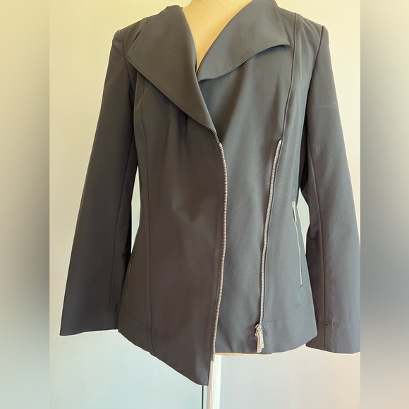 Lafayette 148 NY women’s Moto jacket Size 8 - Picture 4 of 15